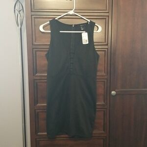 Forever 21 Sexy Dress Black Cutout Bust Large
